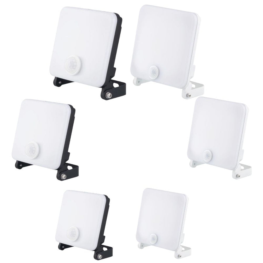 Mercator CRESCENT - 20W/30W/50W LED Exterior Floodlight With Sensor IP65 - 4000K-Mercator-Ozlighting.com.au