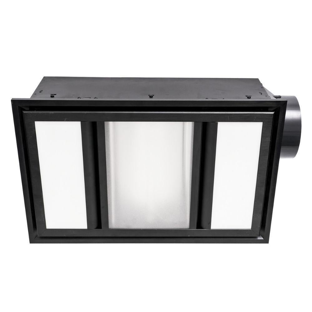 Mercator DOMINO Bathroom Heater - 3-in-1 Series 2, Exhaust Fan and 2x10W LED Light 3-CCT-Mercator-Ozlighting.com.au