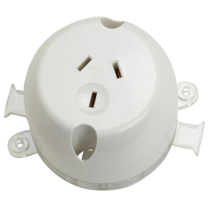 Mercator EKO-2 - 9W LED Tri-Colour Dimmable Round Flat Face PC Downlight Kit With Socket IP44 - 10 Pack-Mercator-Ozlighting.com.au