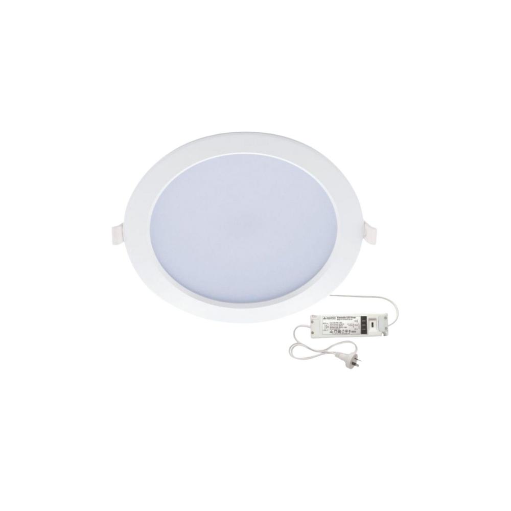 Mercator ESTA LED Downlight - 9W/13W/15W/20W Tri-Colour Switchable Dimmable, IP44-Mercator-Ozlighting.com.au