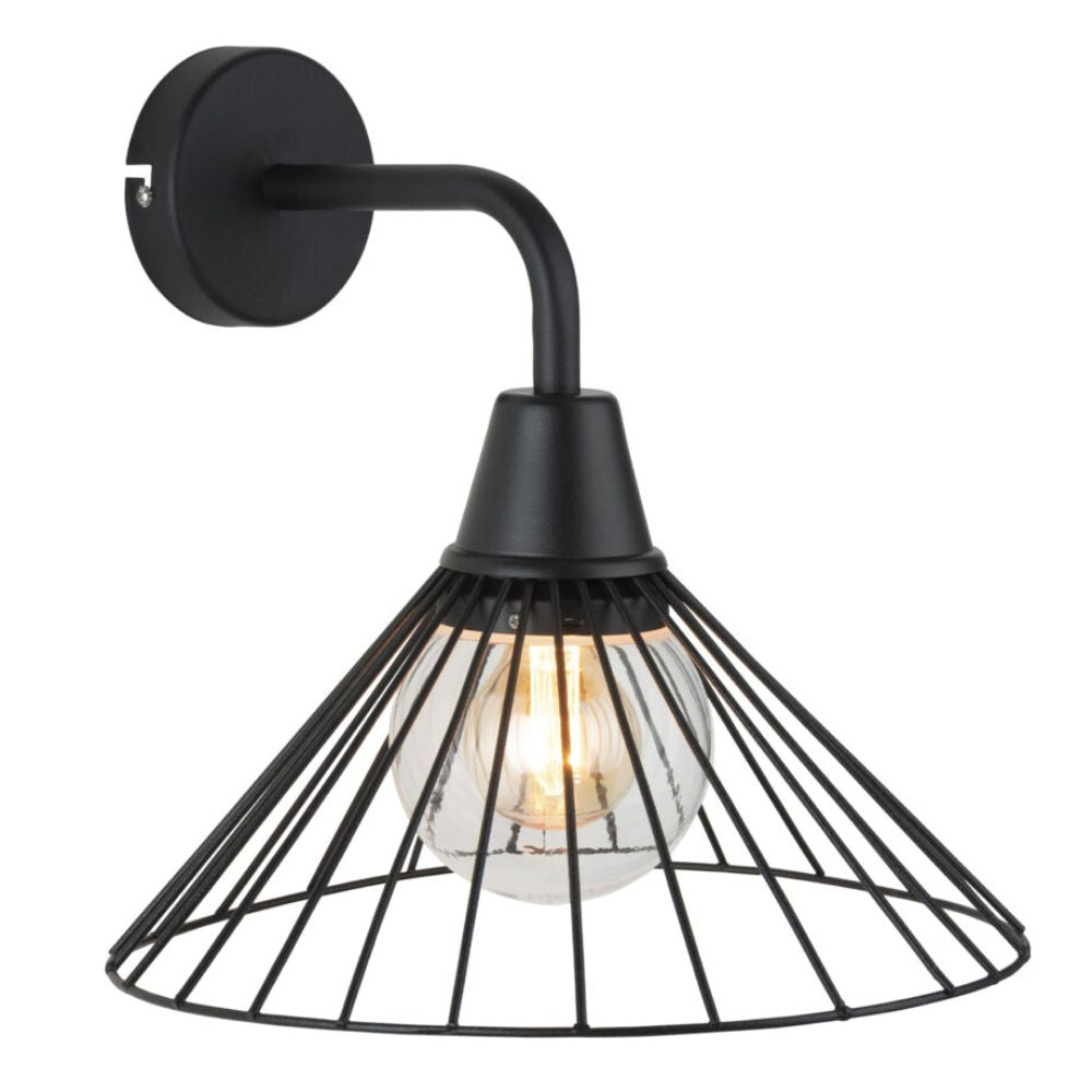 Mercator EVA Modern Cage Outdoor Downward Wall Bracket Light - IP44-Mercator-Ozlighting.com.au