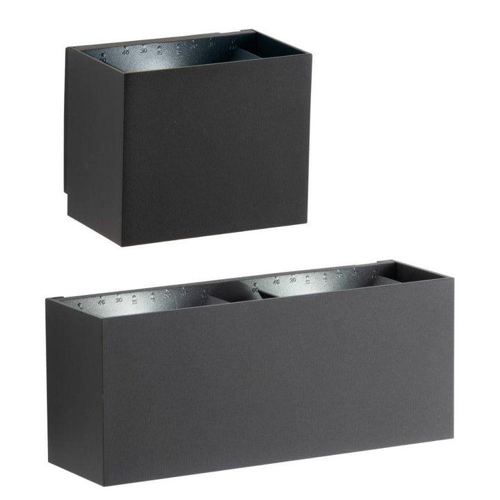 Mercator EVORA - 10W/18W LED Small/Large Modern Exterior Up/Down Wall Light IP65 - 3000K-Mercator-Ozlighting.com.au