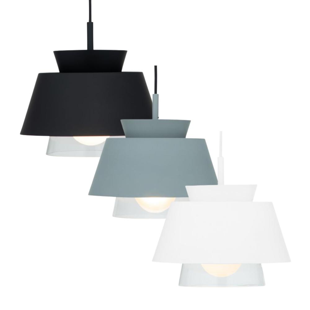 Mercator FAWKNER Pendant - 1 Light Aluminium, IP20-Mercator-Ozlighting.com.au