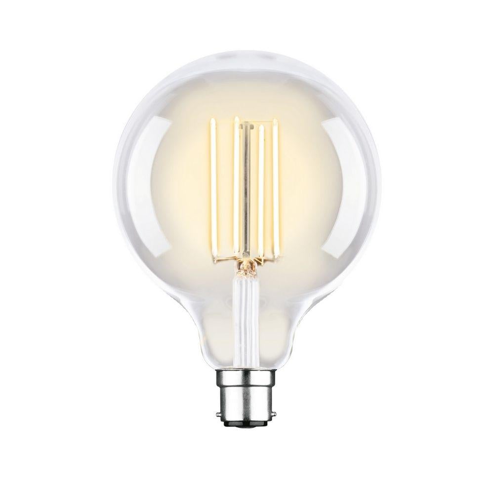 Mercator GLOBE-LF - 7.5W LED Dimmable G125 Spherical Shape Filament Clear Globe 2700K - B22/E27-Mercator-Ozlighting.com.au