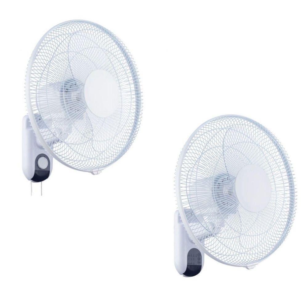 Mercator IVAN - 400mm Wall Fan with Remote/Pull Cords IP20-Mercator-Ozlighting.com.au