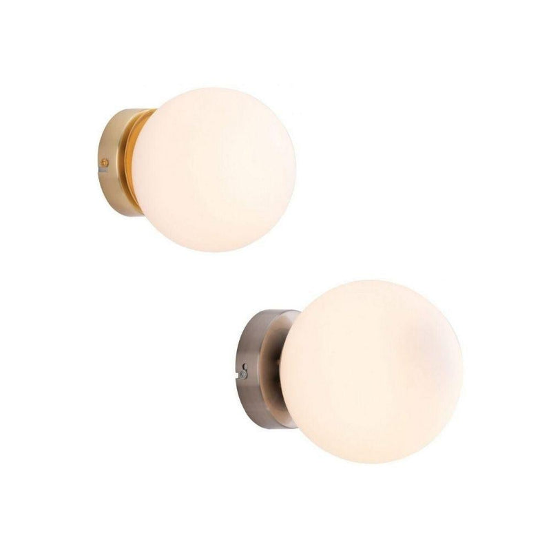 Mercator LANA Interior Opal Glass Wall Light Ozlighting