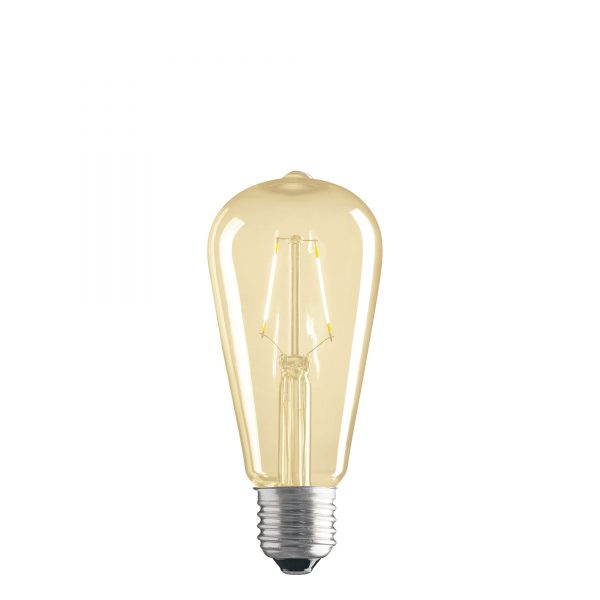 Mercator LF-PEAR - 7.5W LED Dimmable Pear ST64 Shape Amber Globe - E27-Mercator-Ozlighting.com.au