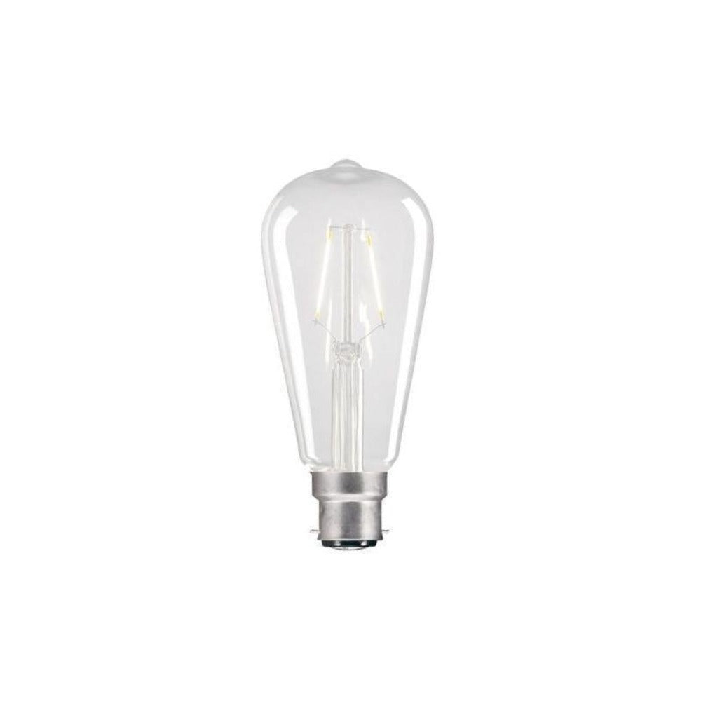 Mercator LF-PEAR - 7.5W LED Dimmable Pear ST64 Shape Clear Globe - E27/B22-Mercator-Ozlighting.com.au