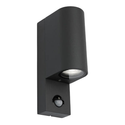 Mercator MARVIN - 2x6W LED Exterior Up/Down Wall Light With Sensor IP44 - 4000K-Mercator-Ozlighting.com.au