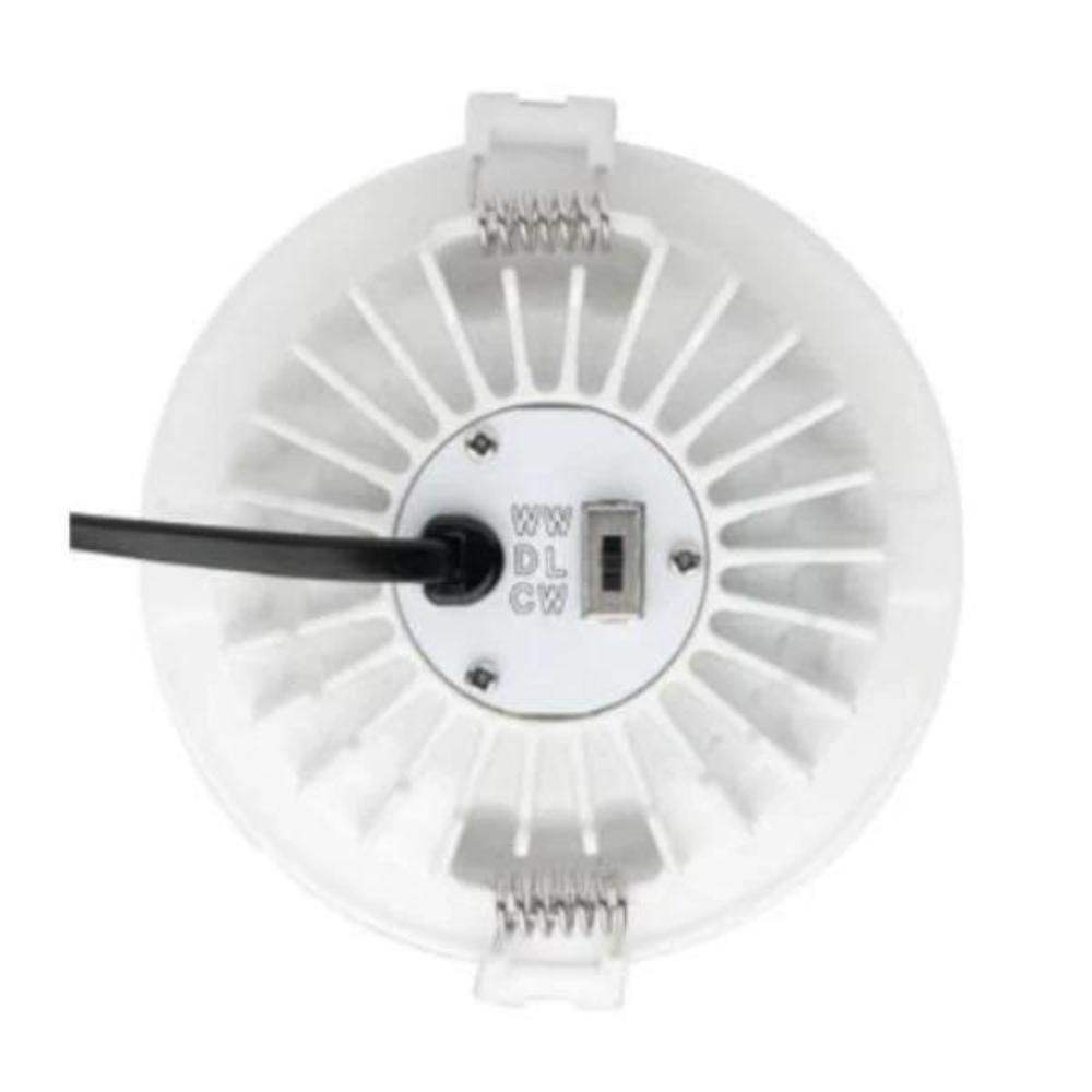 Mercator OPTICA - 10W LED Tri-Colour Dimmable Round Deep Face Downlight IP44-Mercator-Ozlighting.com.au
