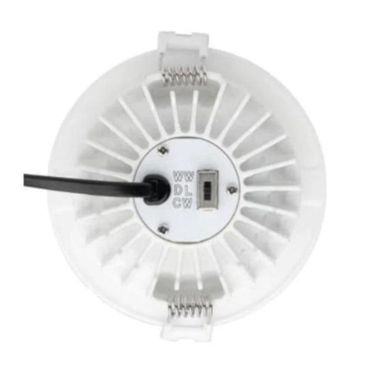 Mercator OPTICA - 10W LED Tri-Colour Dimmable Round Deep Face Downlight IP44-Mercator-Ozlighting.com.au