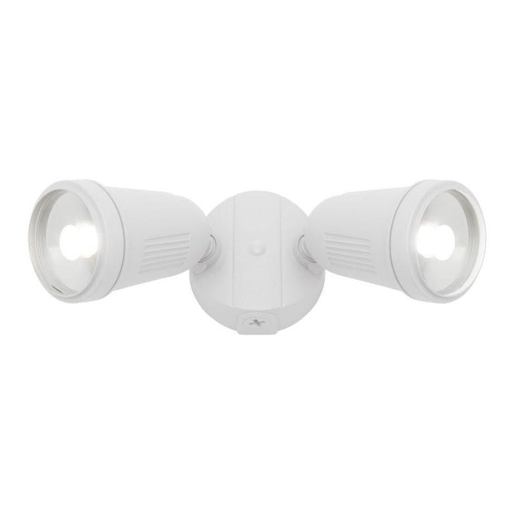 Mercator OTTO - 24W LED Twin Head Exterior Security PC Spotlight IP54 - 4000K-Mercator-Ozlighting.com.au