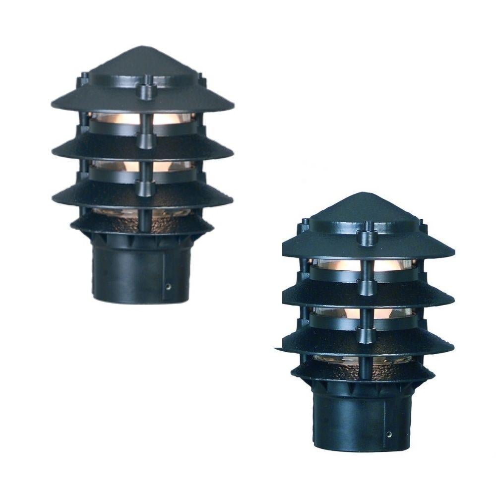 Mercator PAGODA - Three Tier Bollard Head Garden Light IP44-Mercator-Ozlighting.com.au