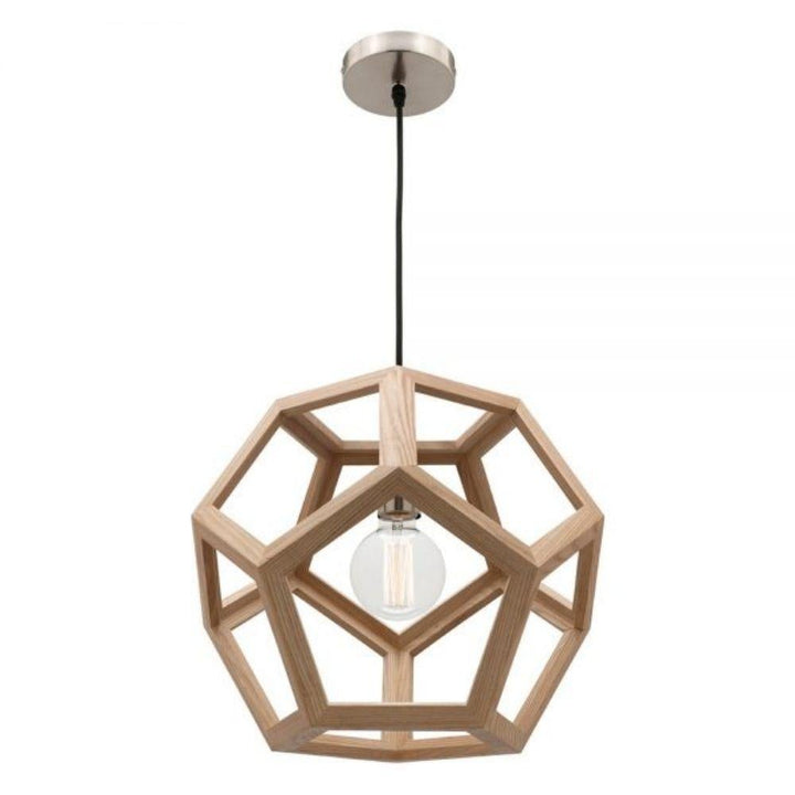 Mercator PEETA - Natural Timber Pendant Light-Mercator-Ozlighting.com.au
