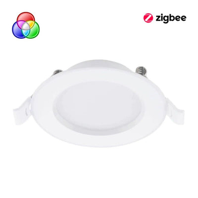 Mercator WALTER - 9W LED ZigBee Smart RGB Colour Changeable And CCT Tuneable Dimmable Deep Face Downlight IP44-Mercator-Ozlighting.com.au