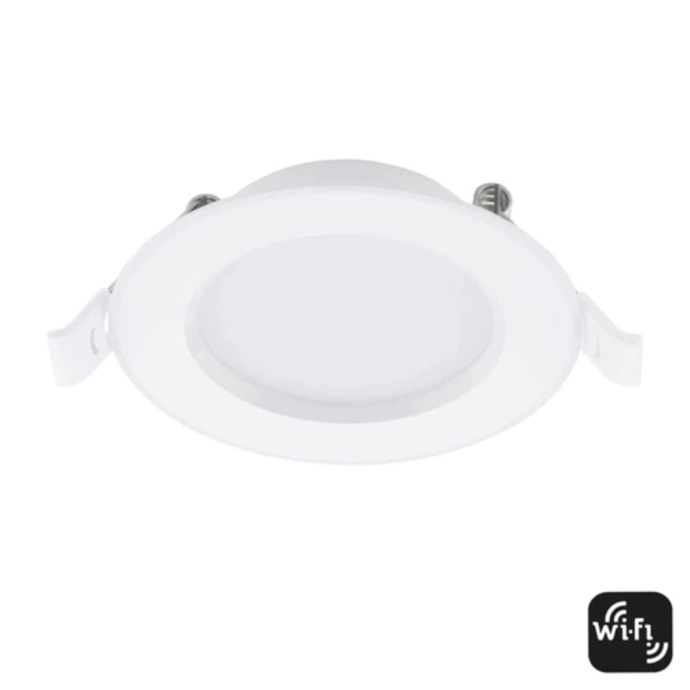 Mercator WALTER Smart LED Downlight - 7W Wi-Fi CCT Tuneable Dimmable Mini Deep Face, IP44-Mercator-Ozlighting.com.au