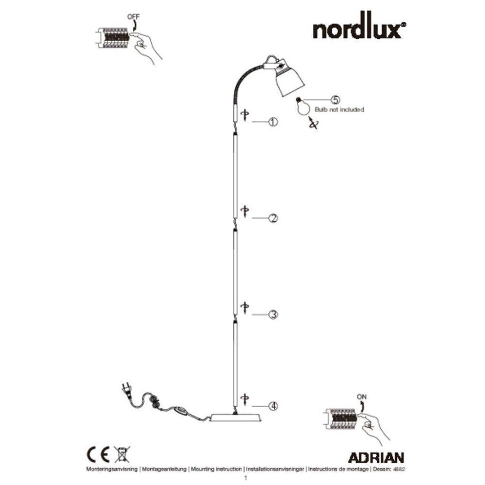 Nordlux ADRIAN - Floor Lamp-Nordlux-Ozlighting.com.au