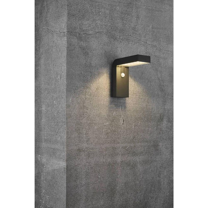 Nordlux ALYA - Solar Powered 5W LED IP44 Exterior Wall Light With Sensor - 3000K-Nordlux-Ozlighting.com.au