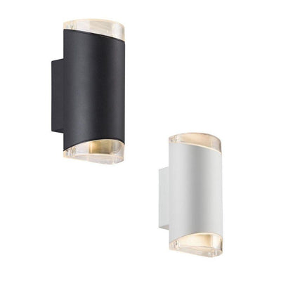 Nordlux ARN - 2xGU10 Modern Exterior Up/Down Wall Light IP44-Nordlux-Ozlighting.com.au