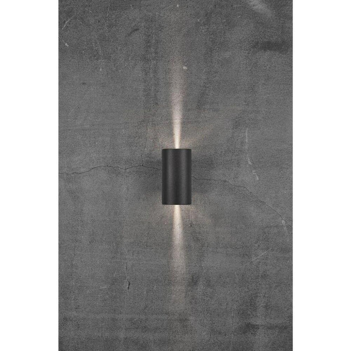 Nordlux ASBOL - 13W LED Modern Exterior Up/Down Wall Light IP44 Dark Grey - 3000K-Nordlux-Ozlighting.com.au