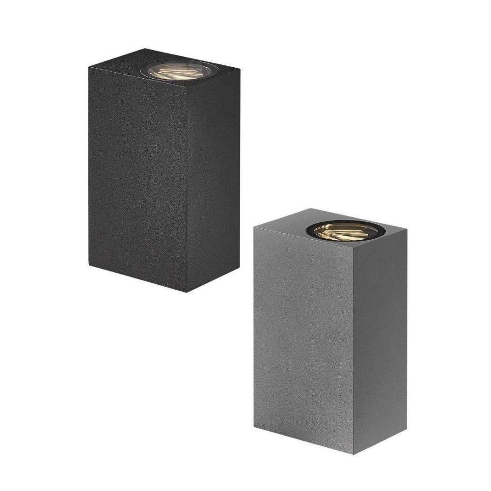Nordlux ASBOL-KUBI - 13W LED Modern Exterior Up/Down Wall Light IP44 - 3000K-Nordlux-Ozlighting.com.au