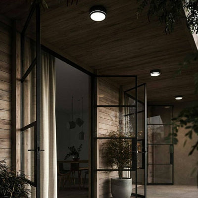 Nordlux AVA - 9.5W LED Smart BT Oyster Ceiling And Wall Light IP54 - 2700K-Nordlux-Ozlighting.com.au