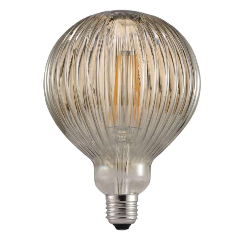 Nordlux AVRA-LS-G125 LED Globe - 2W G125 Spherical Decorative Filament Line Stripes, 2200K, E27-Nordlux-Ozlighting.com.au