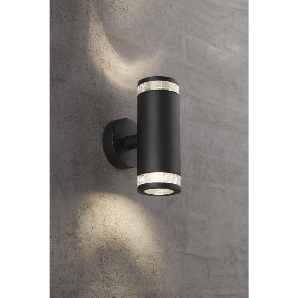 Nordlux BIRK - 2xGU10 Modern Exterior Up/Down Wall Light IP44-Nordlux-Ozlighting.com.au