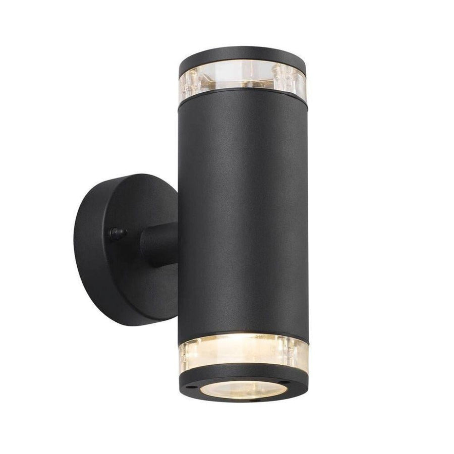 Nordlux BIRK - 2xGU10 Modern Exterior Up/Down Wall Light IP44-Nordlux-Ozlighting.com.au