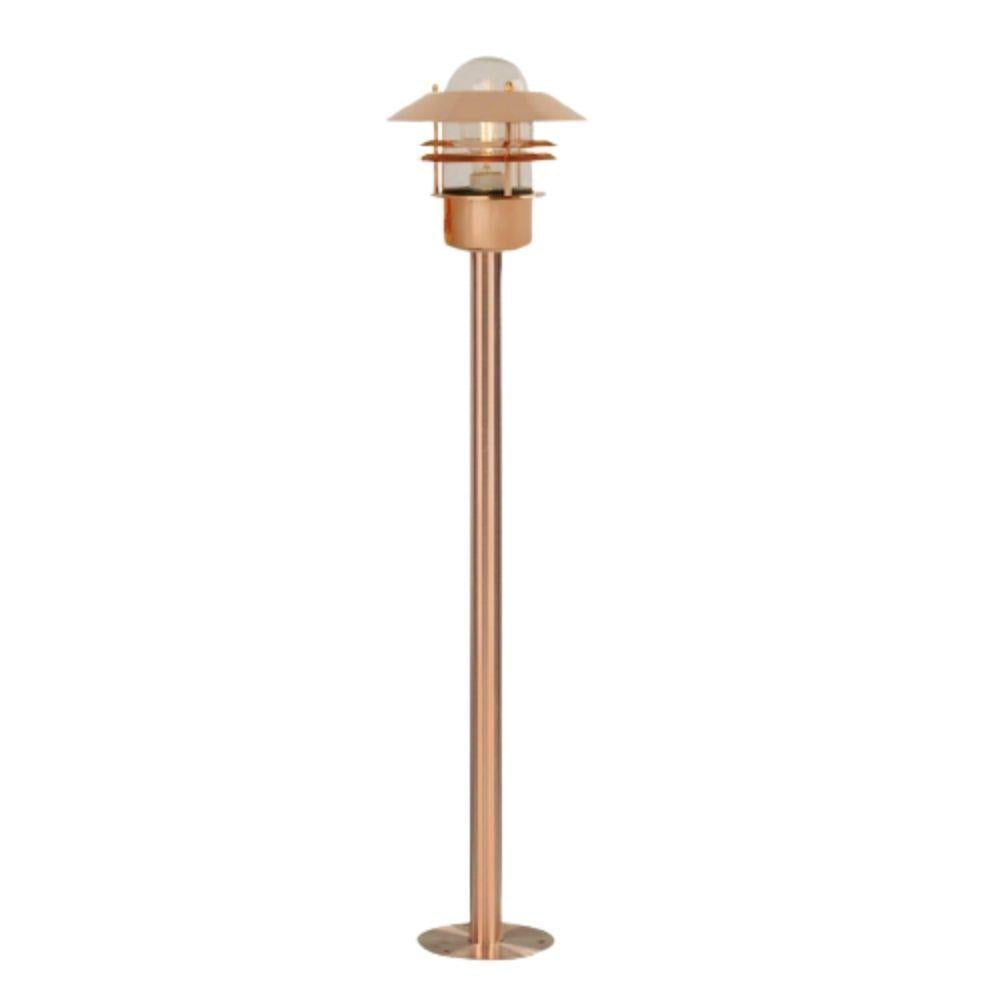 Nordlux BLOKHUS Outdoor Garden Bollard/Post Light - 1 Light, IP54-Nordlux-Ozlighting.com.au