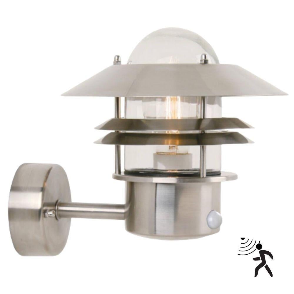 Nordlux BLOKHUS Outdoor Wall Light - 1 Light, Optional Sensor, IP54-Nordlux-Ozlighting.com.au
