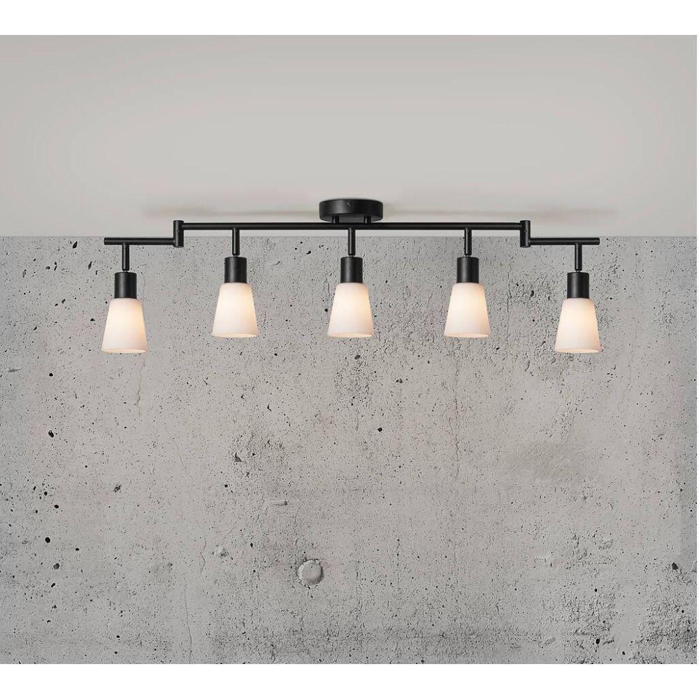 Nordlux COLE Bar Spot Light - 3/5 Light, Black-Nordlux-Ozlighting.com.au