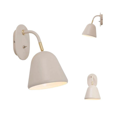 Nordlux FLEUR - 1 Light Interior Wall Light With Switch Beige-Nordlux-Ozlighting.com.au