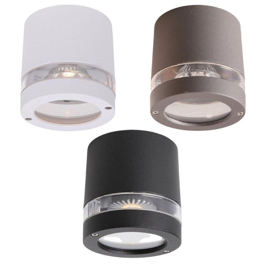 Nordlux FOCUS - GU10 Exterior Surface Mount Downlight Ceiling Light IP44-Nordlux-Ozlighting.com.au