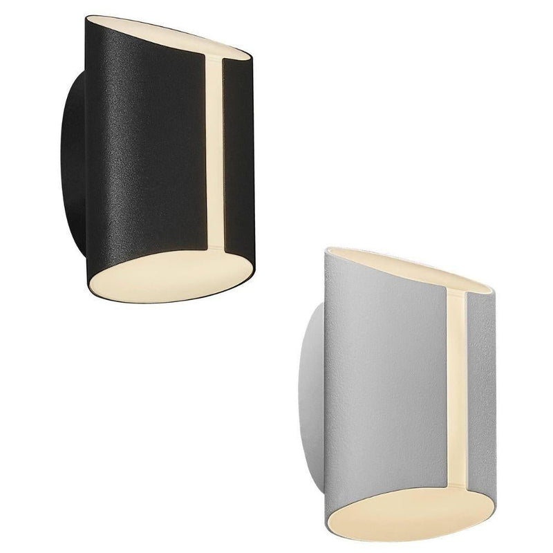 Nordlux GRIP - 9W LED Smart White CCT Tuneable Modern Exterior Up/Down Wall Light IP54-Nordlux-Ozlighting.com.au