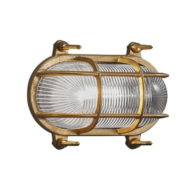 Nordlux HELFORD - Exterior Marine Solid Brass Oval Bunker Wall/Ceiling Light IP64-Nordlux-Ozlighting.com.au