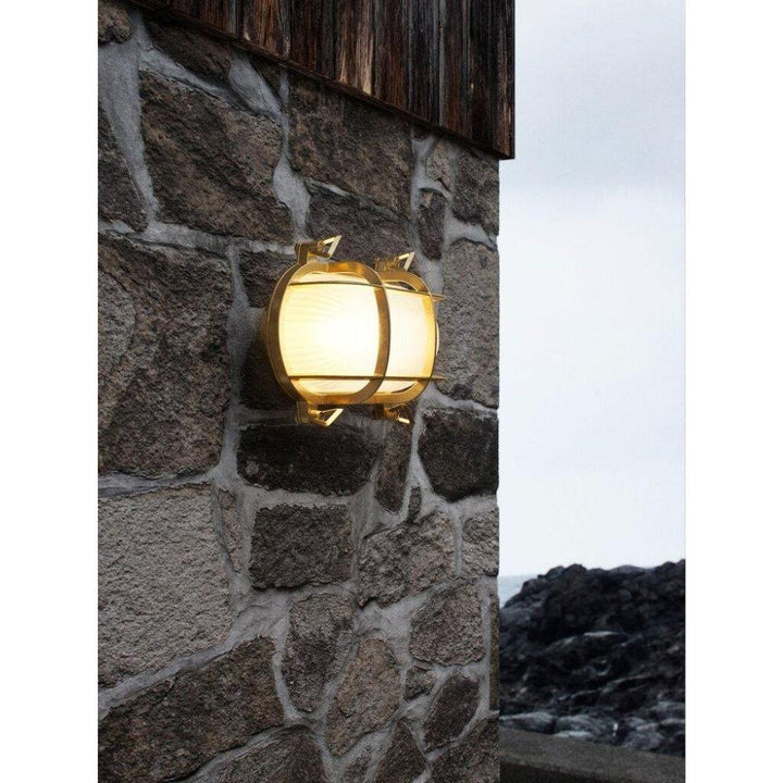 Nordlux HELFORD - Exterior Marine Solid Brass Oval Bunker Wall/Ceiling Light IP64-Nordlux-Ozlighting.com.au