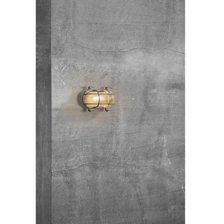 Nordlux HELFORD - Exterior Marine Solid Brass Oval Bunker Wall/Ceiling Light IP64-Nordlux-Ozlighting.com.au