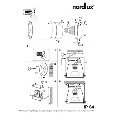 Nordlux IP S16 - 8W Ceiling Light IP44-Nordlux-Ozlighting.com.au