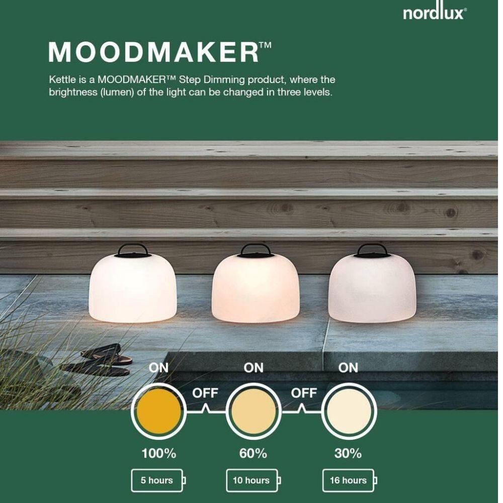Nordlux KETTLE-22/36 - Portable Pendant/Table Lamp/Floor Lamp/Spike Light IP65 - 12V-Nordlux-Ozlighting.com.au