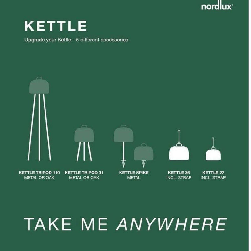 Nordlux KETTLE TRIPOD/SPIKE - Table/Floor Lamp and Spike Accessory for Kettle-Nordlux-Ozlighting.com.au