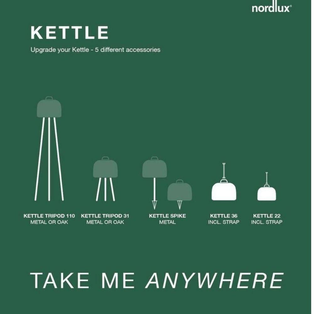 Nordlux KETTLE Tripod/Spike Accessory - for Kettle 22/36, Lamp Sold Separately-Nordlux-Ozlighting.com.au