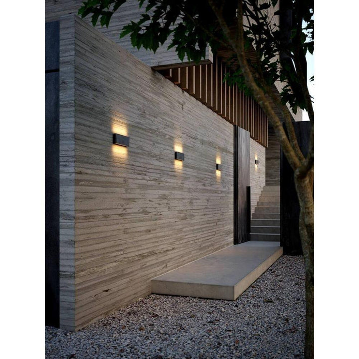 Nordlux KINVER 26 - 10W LED 260mm Modern Exterior Up/Down Wall Light IP54 - 3000K-Nordlux-Ozlighting.com.au
