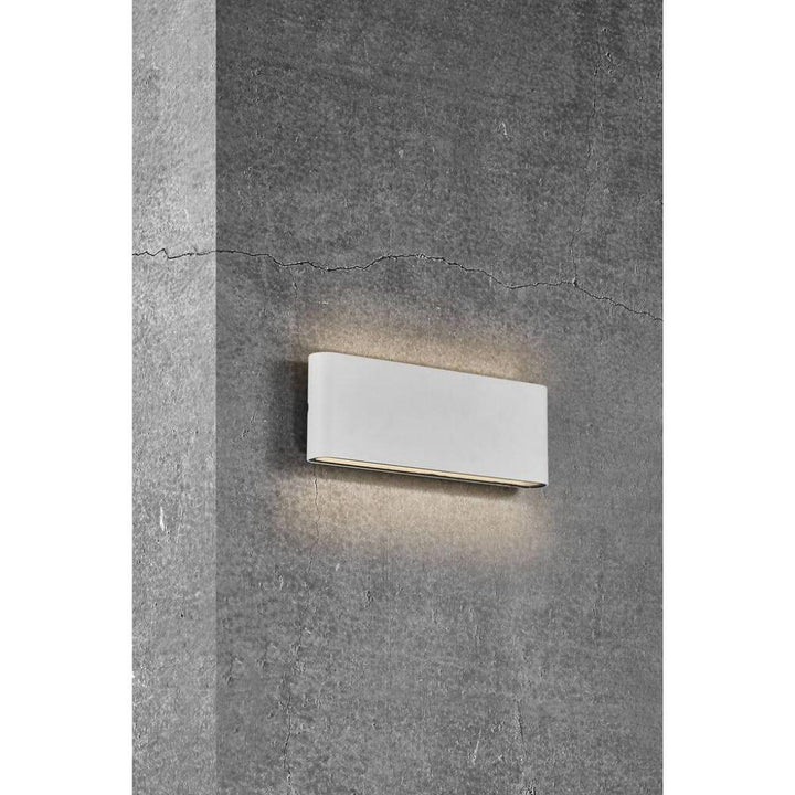 Nordlux KINVER 26 - 10W LED 260mm Modern Exterior Up/Down Wall Light IP54 - 3000K-Nordlux-Ozlighting.com.au