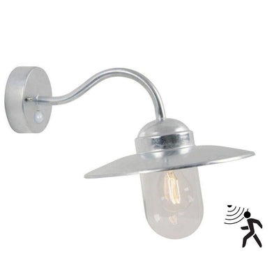 Nordlux LUXEMBOURG-S - 1 Light Modern Exterior Wall Bracket Light With Sensor IP54-Nordlux-Ozlighting.com.au