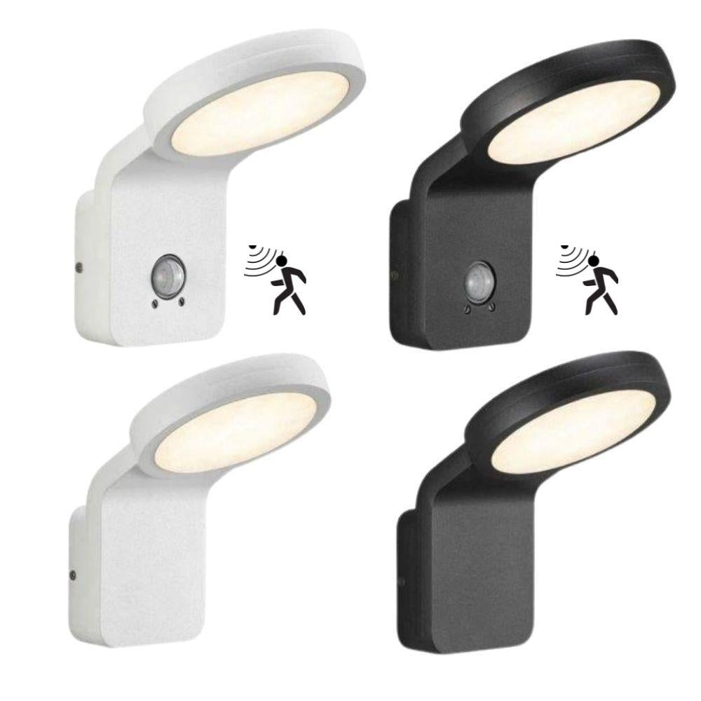 Nordlux MARINA FLATLINE LED Outdoor Wall Light - 10W, Optional Sensor, IP44, 3000K-Nordlux-Ozlighting.com.au