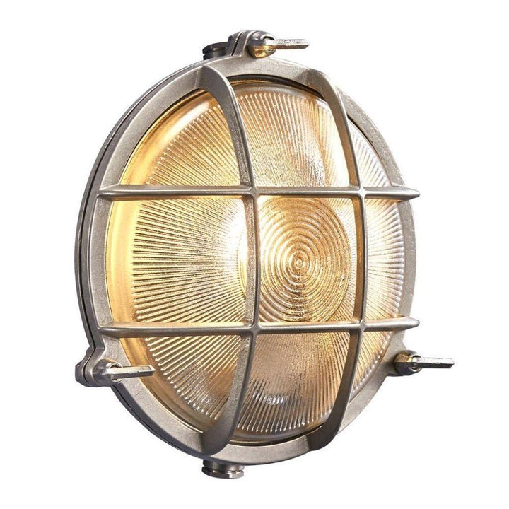 Nordlux POLPERRO - Exterior Marine Solid Brass Round Bunker Wall/Ceiling Light IP64-Nordlux-Ozlighting.com.au