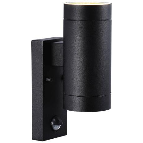 Nordlux TIN MAXI SENSOR - 1/2xGU10 Exterior Down Only/Up/Down Wall Light With Sensor IP54-Nordlux-Ozlighting.com.au