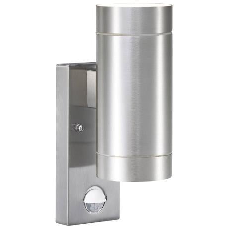 Nordlux TIN MAXI SENSOR - 1/2xGU10 Exterior Down Only/Up/Down Wall Light With Sensor IP54-Nordlux-Ozlighting.com.au