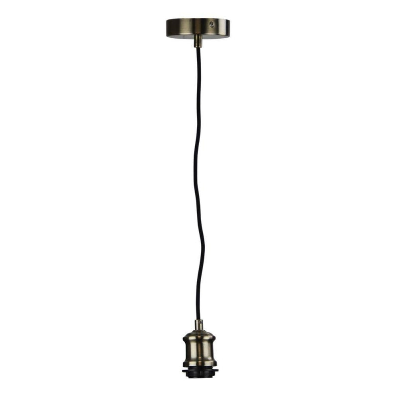 Oriel ALBANY - 1 Light Cloth Cord Suspension Cable Pendant-Oriel Lighting-Ozlighting.com.au